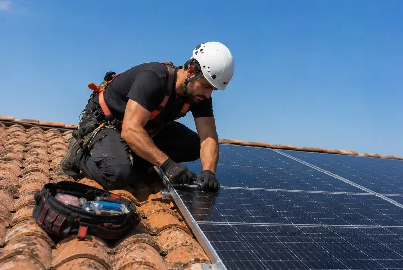 Maintenance et monitoring de panneaux solaires à Vassieux-en-Vercors
